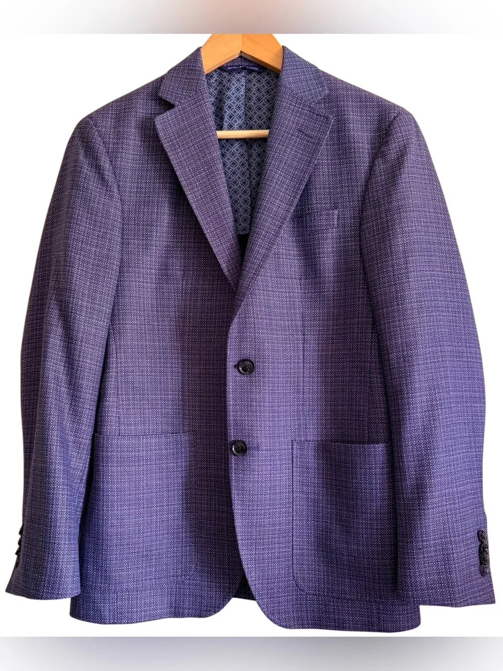 TED BAKER Endurance Men’s 100% Wool Preppy Formal Business Casual Blazer Sz 36/S